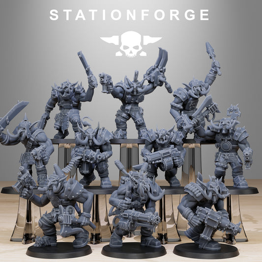 Orkaz Trolls | Stationforge | Tabletop Wargaming Miniature Grim Dark Sci-Fi Proxy