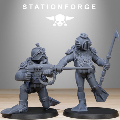 GrimGuard Divers | Stationforge | Tabletop Wargaming Miniature Grim Dark Sci-Fi Proxy