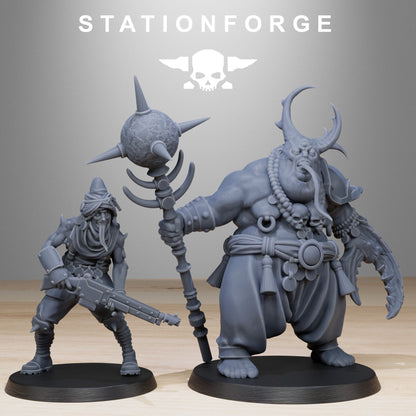 Corrupted Guard Lechers | Stationforge | Tabletop Wargaming Miniature Grim Dark Sci-Fi Proxy