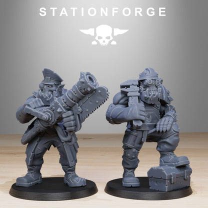 Orkaz Team Fighters | Stationforge | Tabletop Wargaming Miniature Grim Dark Sci-Fi Proxy