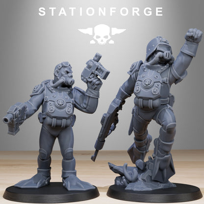 GrimGuard Divers | Stationforge | Tabletop Wargaming Miniature Grim Dark Sci-Fi Proxy