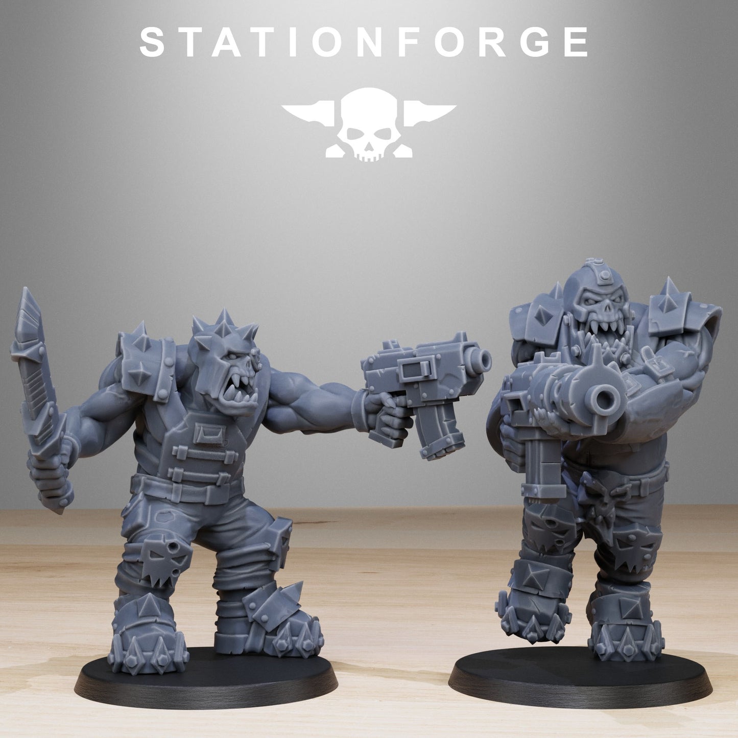 Orkaz Spec Team | Stationforge | Tabletop Wargaming Miniature Grim Dark Sci-Fi Proxy