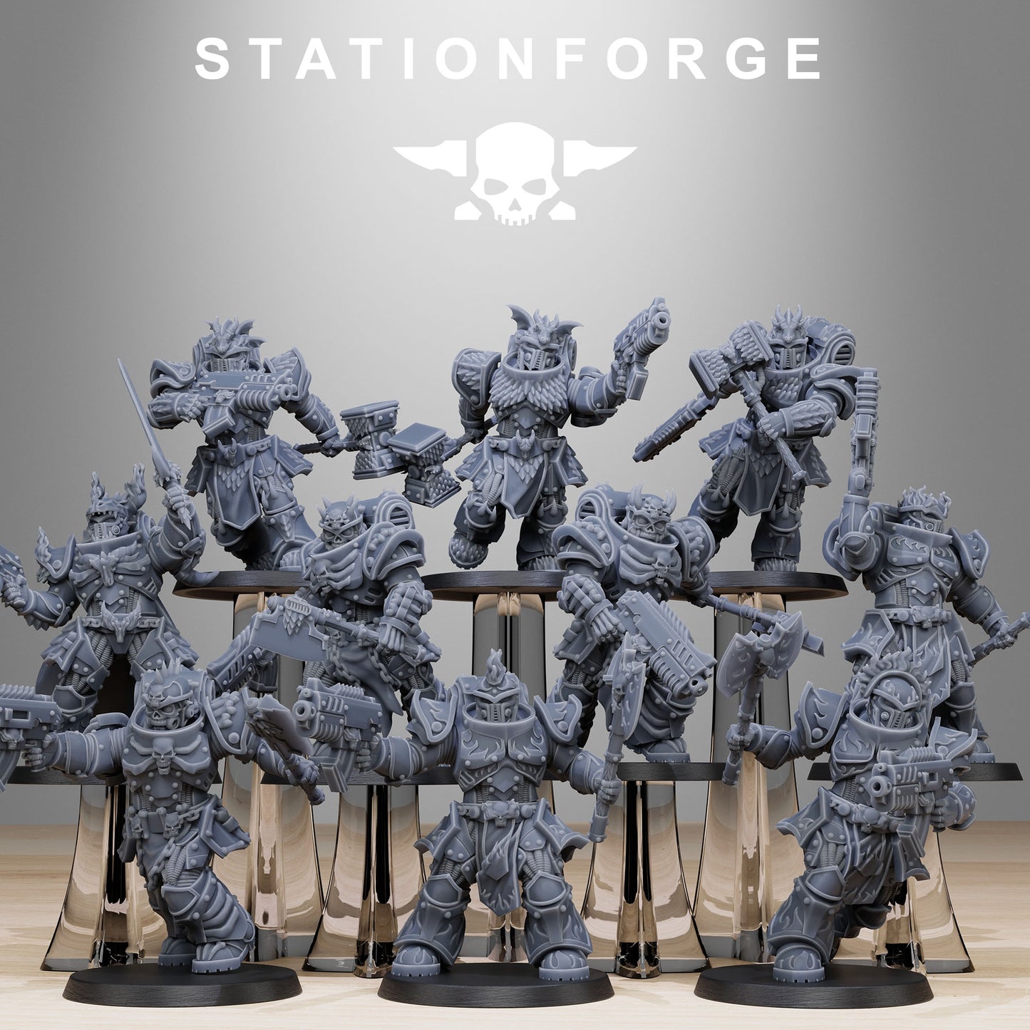 Socratis Dragon Knights | Stationforge | Tabletop Wargaming Miniature Grim Dark Sci-Fi Proxy