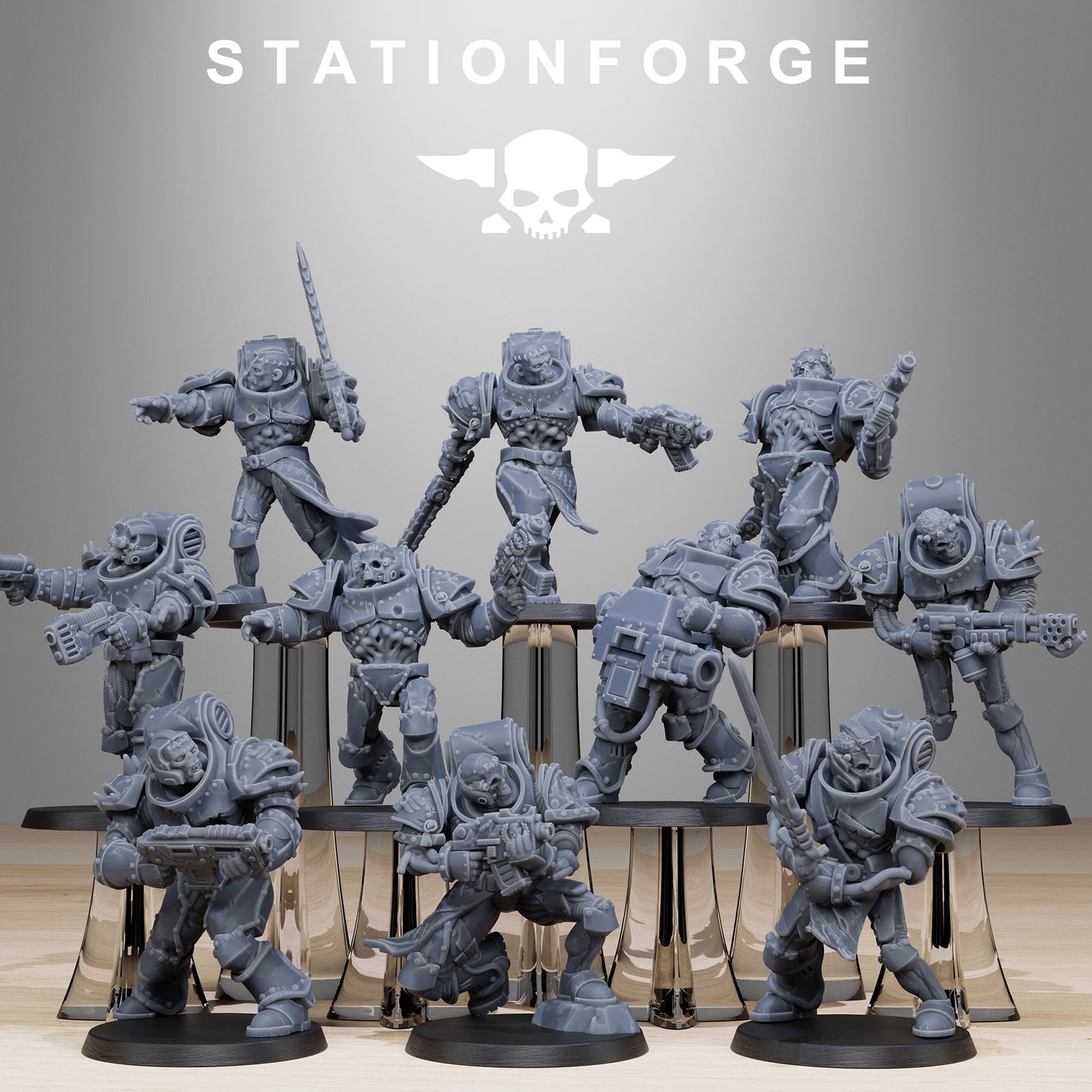 Socratis Zombies | Stationforge | Tabletop Wargaming Miniature Grim Dark Sci-Fi Proxy