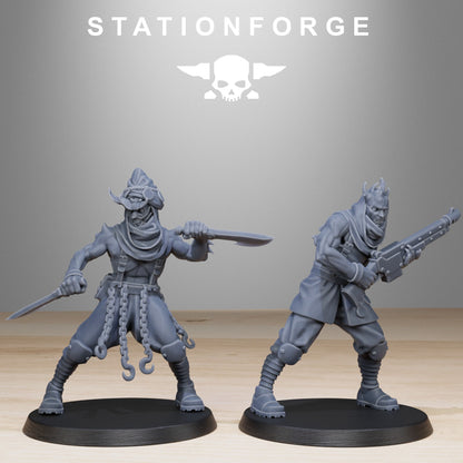 Corrupted Guard Lechers | Stationforge | Tabletop Wargaming Miniature Grim Dark Sci-Fi Proxy