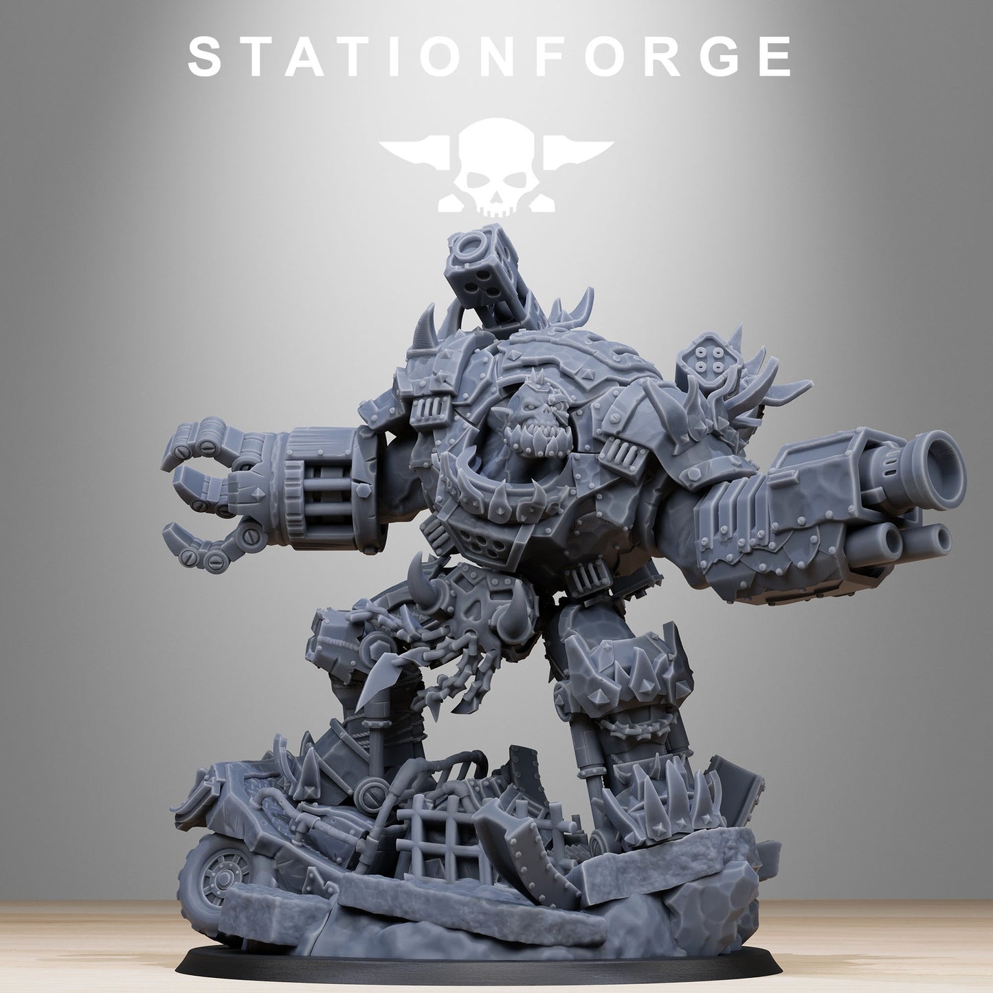 Orkaz Grand Nutter v2 | Stationforge | Tabletop Wargaming Miniature Grim Dark Sci-Fi Proxy