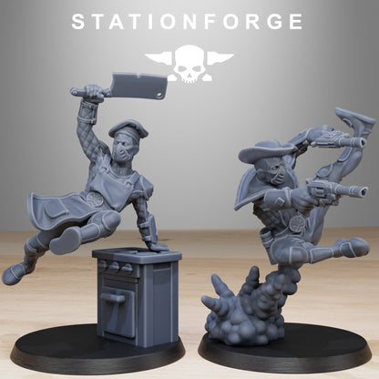 GrimCorp Jesters | Stationforge | Tabletop Wargaming Miniature Grim Dark Sci-Fi Proxy