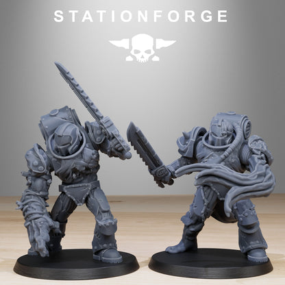 Corrupted Socratis Infantry | Stationforge | Tabletop Wargaming Miniature Grim Dark Sci-Fi Proxy