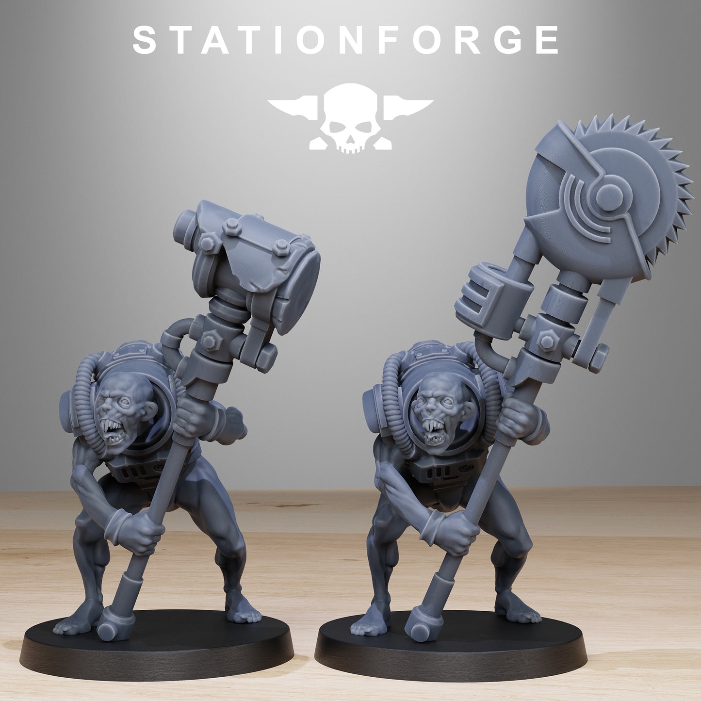 Corrupted Guard Wretched | Stationforge | Tabletop Wargaming Miniature Grim Dark Sci-Fi Proxy