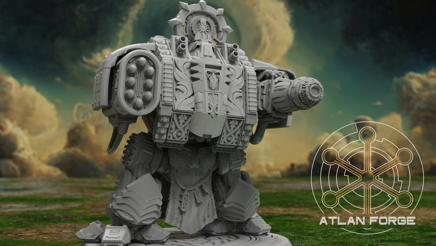 Angelic Lion Dreadnought - Atlan Forge - Tabletop Wargaming Miniature Sci-Fi/Proxy/Modular