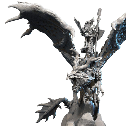 Lord of the Forest on Dragon | Forest Warriors | White Angel Miniatures