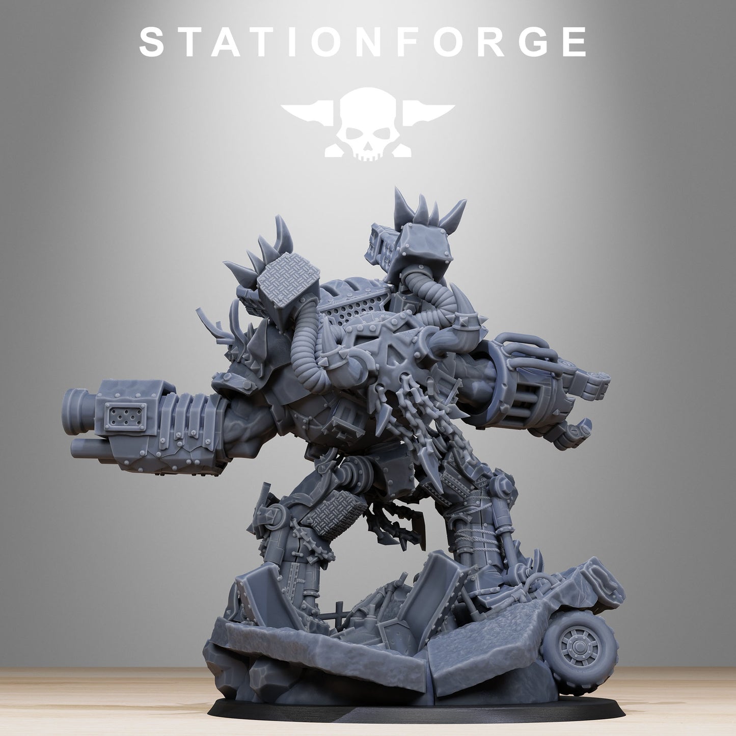 Orkaz Grand Nutter v2 | Stationforge | Tabletop Wargaming Miniature Grim Dark Sci-Fi Proxy