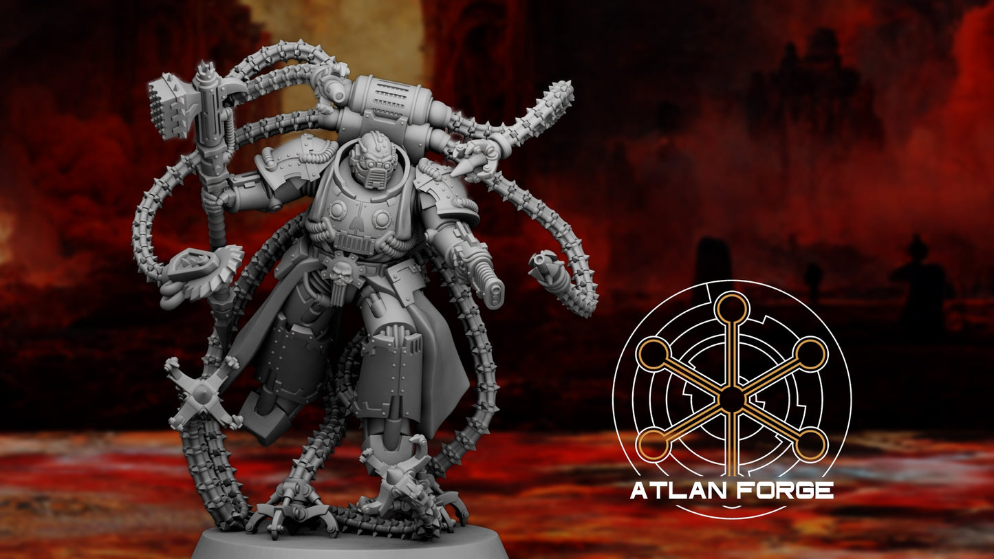 Master Smith Hades - Atlan Forge - Tabletop Wargaming Miniature Sci-Fi Proxy Chaos Modular