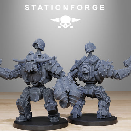 Orkaz Bots Infantry | Stationforge | Tabletop Wargaming Miniature Grim Dark Sci-Fi Proxy