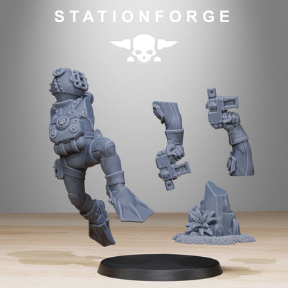 GrimGuard Divers | Stationforge | Tabletop Wargaming Miniature Grim Dark Sci-Fi Proxy