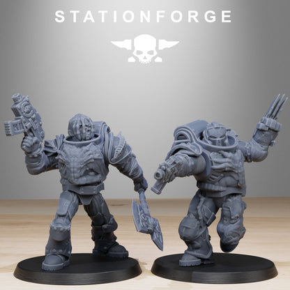 Corrupted Socratis Infantry | Stationforge | Tabletop Wargaming Miniature Grim Dark Sci-Fi Proxy