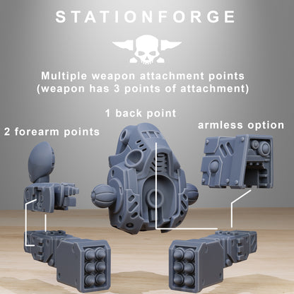 Tarion Strike Mechs Mk1 | Stationforge | Tabletop Wargaming Miniature Grim Dark Sci-Fi Proxy