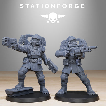 Vaskar Jump Squad | Stationforge | Tabletop Wargaming Miniature Grim Dark Sci-Fi Proxy