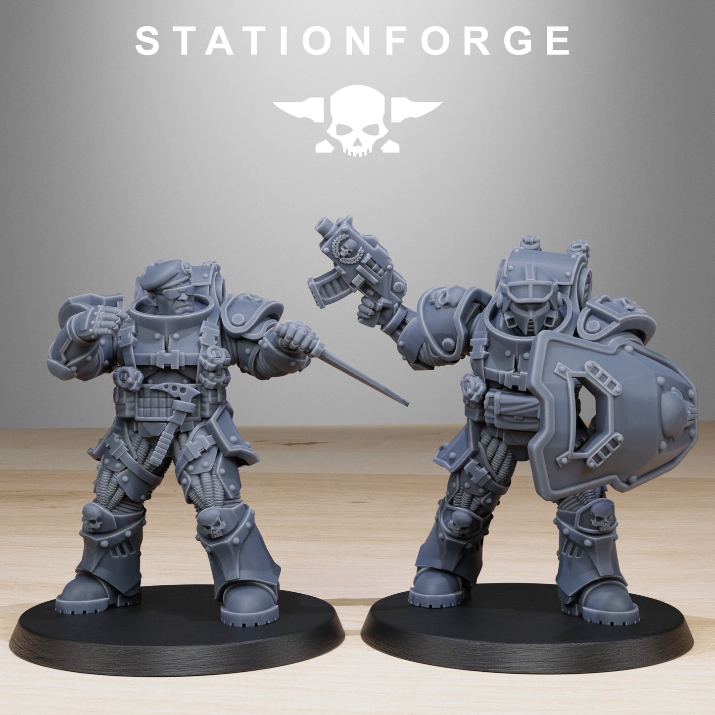 Socratis Light Reinforcements | Stationforge | Tabletop Wargaming Miniature Grim Dark Sci-Fi Proxy