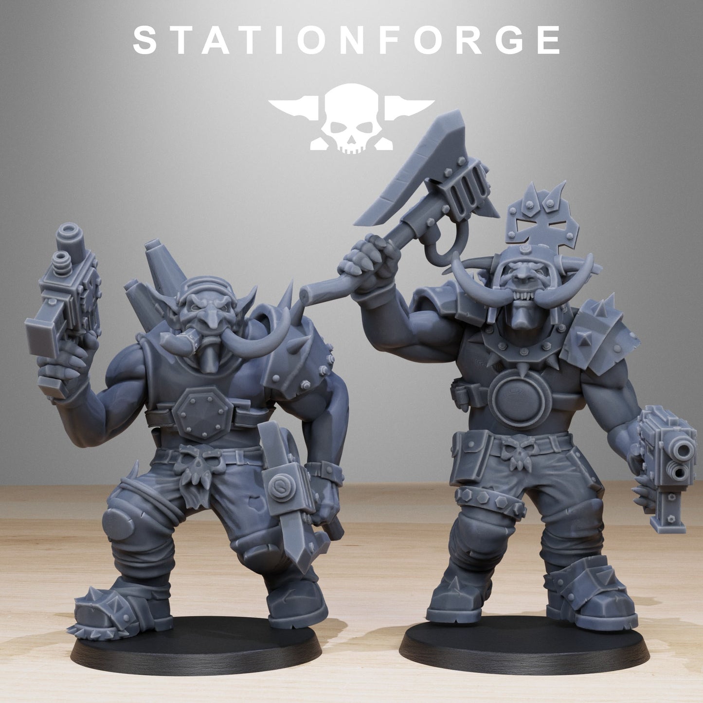 Orkaz Trolls | Stationforge | Tabletop Wargaming Miniature Grim Dark Sci-Fi Proxy