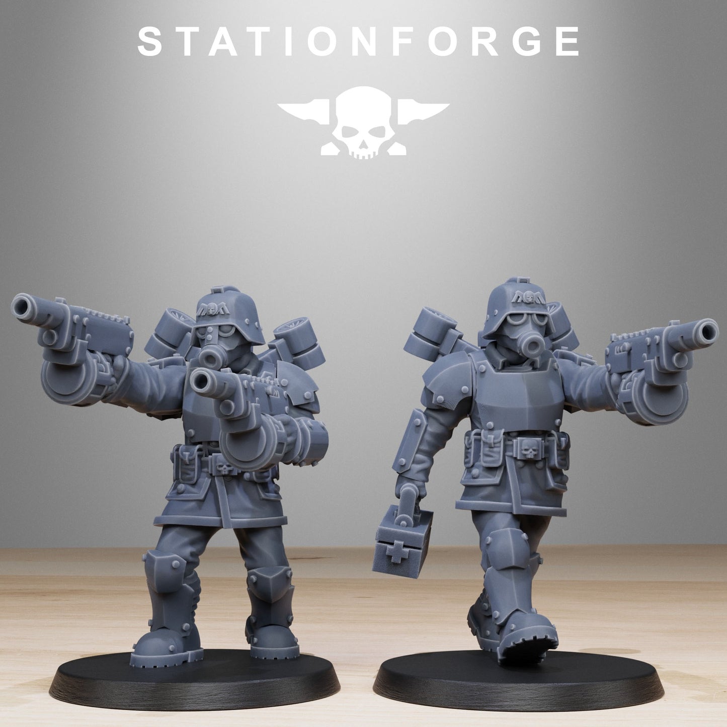 GrimGuard Aero Troops | Stationforge | Tabletop Wargaming Miniature Grim Dark Sci-Fi Proxy