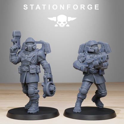 Vaskar Jump Squad | Stationforge | Tabletop Wargaming Miniature Grim Dark Sci-Fi Proxy