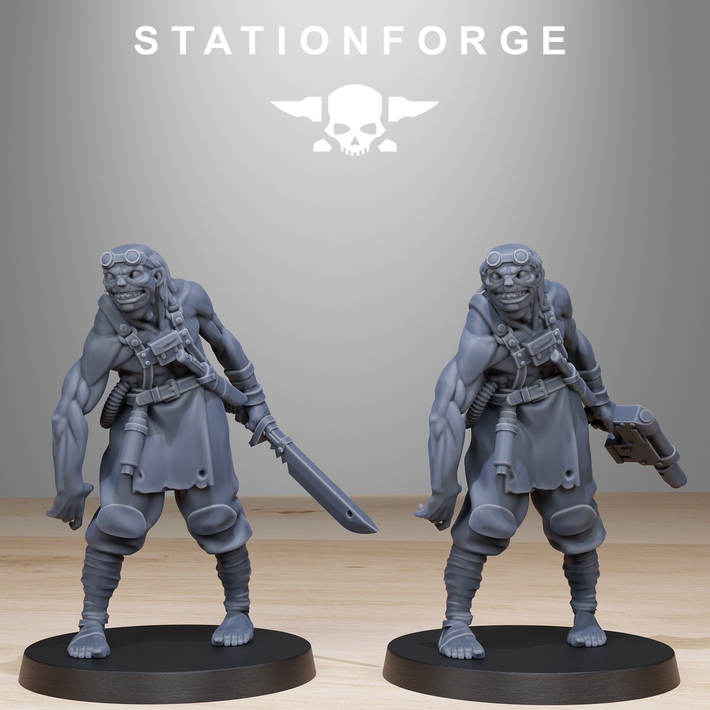 Corrupted Guard Wretched | Stationforge | Tabletop Wargaming Miniature Grim Dark Sci-Fi Proxy