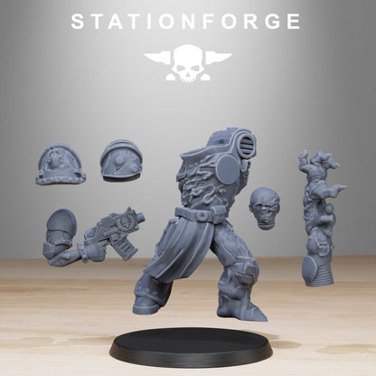 Corrupted Socratis Infantry | Stationforge | Tabletop Wargaming Miniature Grim Dark Sci-Fi Proxy