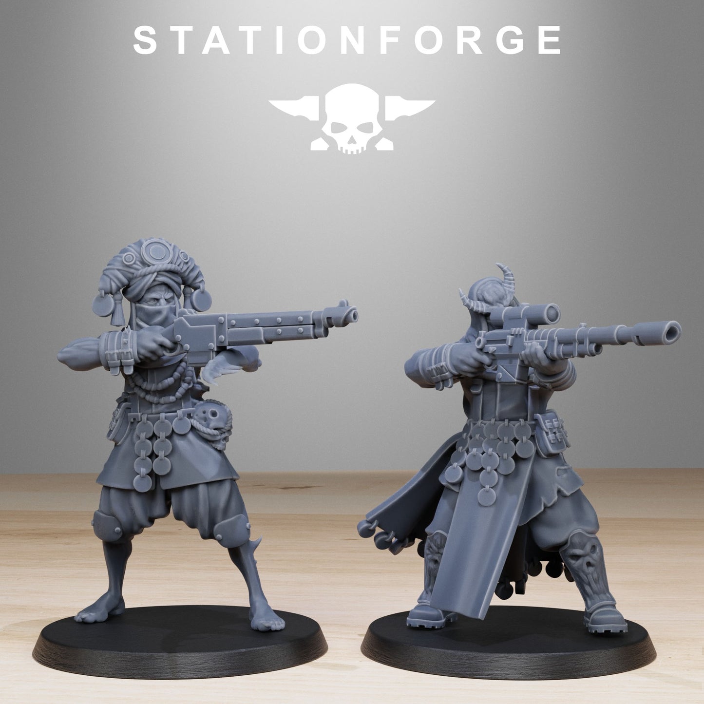 Corrupted Guard Lechers | Stationforge | Tabletop Wargaming Miniature Grim Dark Sci-Fi Proxy