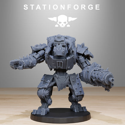 Orkaz Bots Infantry | Stationforge | Tabletop Wargaming Miniature Grim Dark Sci-Fi Proxy