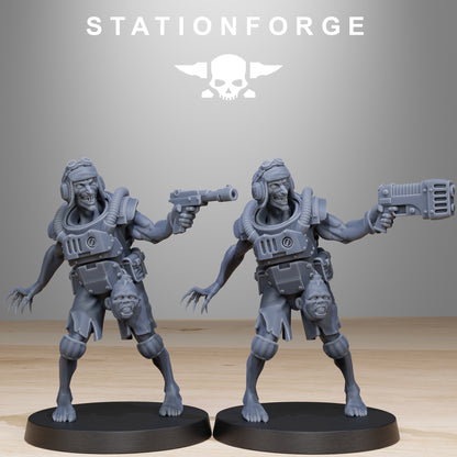 Corrupted Guard Wretched | Stationforge | Tabletop Wargaming Miniature Grim Dark Sci-Fi Proxy