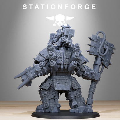 Orkaz Commander | Stationforge | Tabletop Wargaming Miniature Grim Dark Sci-Fi Proxy