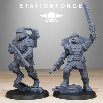 Vaskar Jump Squad | Stationforge | Tabletop Wargaming Miniature Grim Dark Sci-Fi Proxy