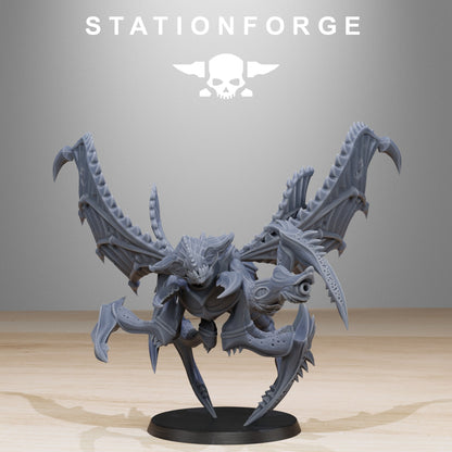 Xenarid Flying Crawlers | Stationforge | Tabletop Wargaming Miniature Grim Dark Sci-Fi Proxy