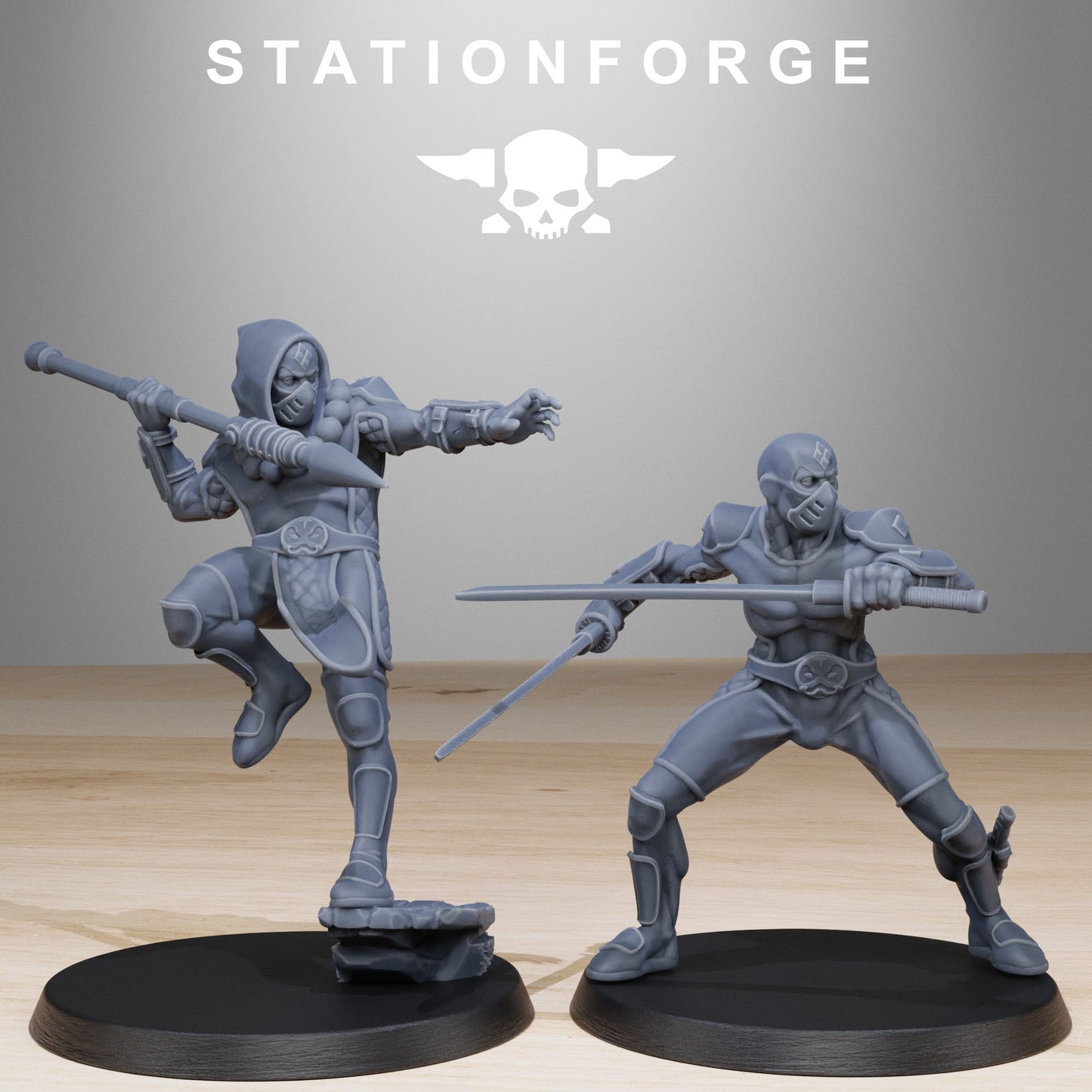 GrimCorp Jesters | Stationforge | Tabletop Wargaming Miniature Grim Dark Sci-Fi Proxy