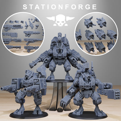 Tarion Strike Mechs Mk1 | Stationforge | Tabletop Wargaming Miniature Grim Dark Sci-Fi Proxy