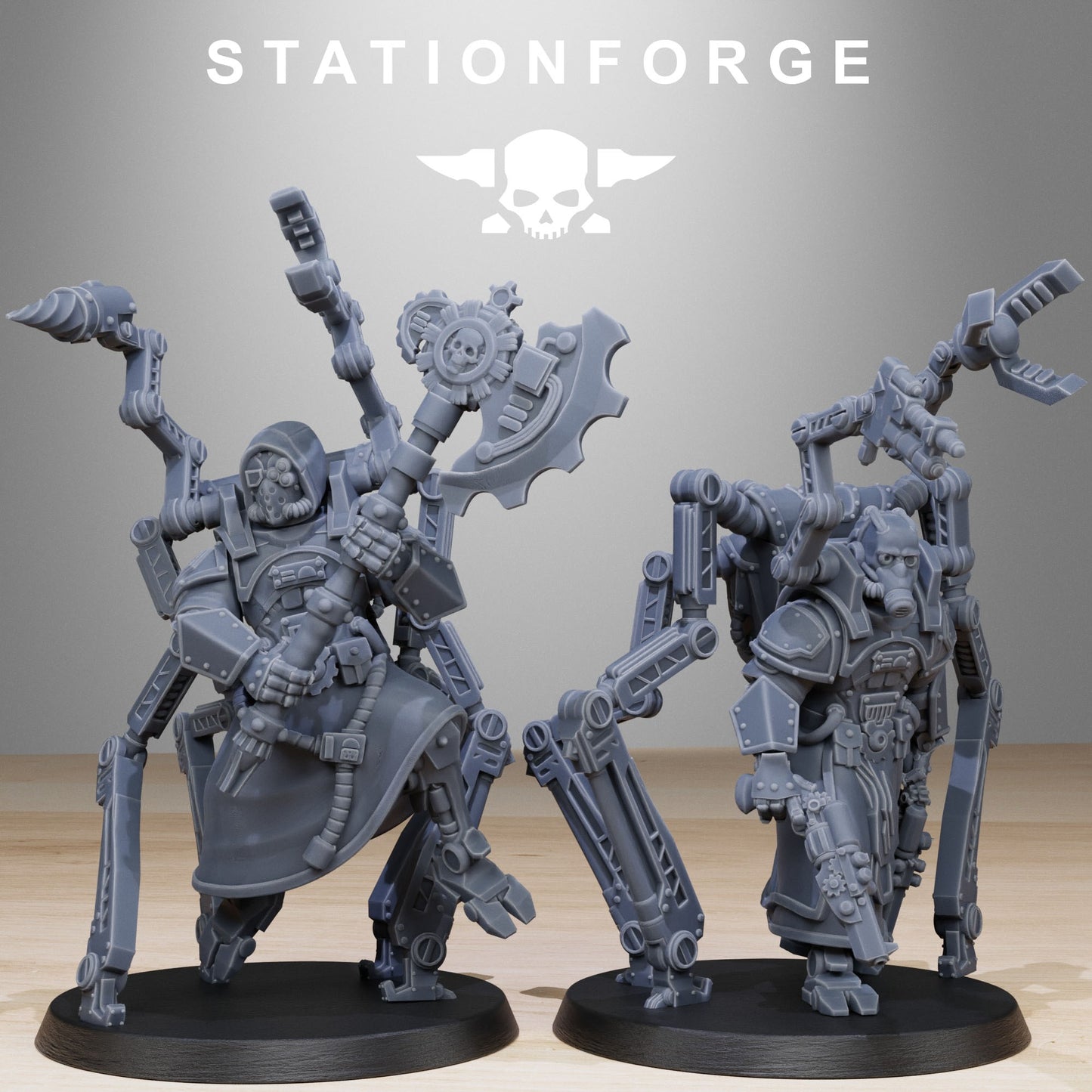 Scavenger Octopods | Stationforge | Tabletop Wargaming Miniature Grim Dark Sci-Fi Proxy