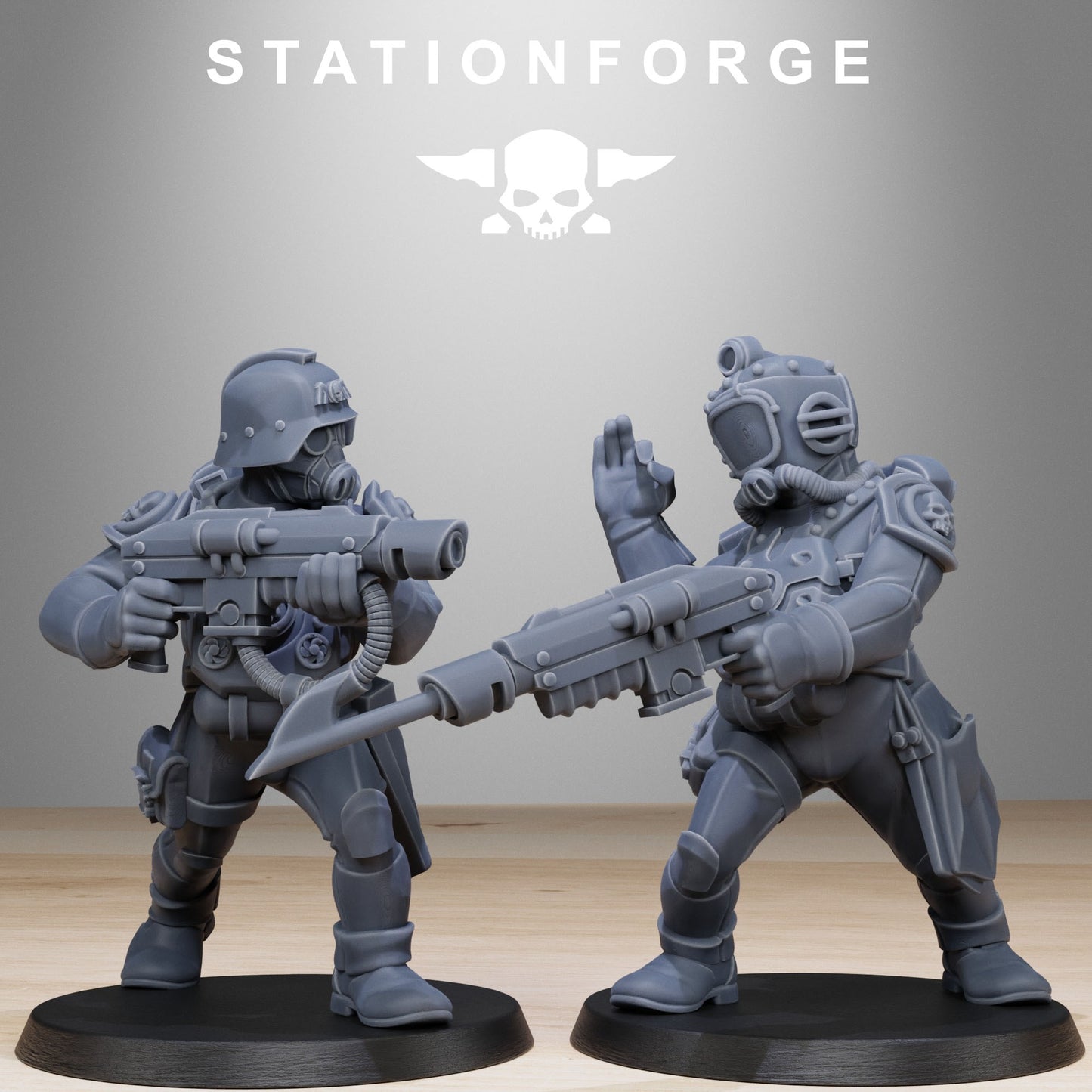 GrimGuard Divers | Stationforge | Tabletop Wargaming Miniature Grim Dark Sci-Fi Proxy