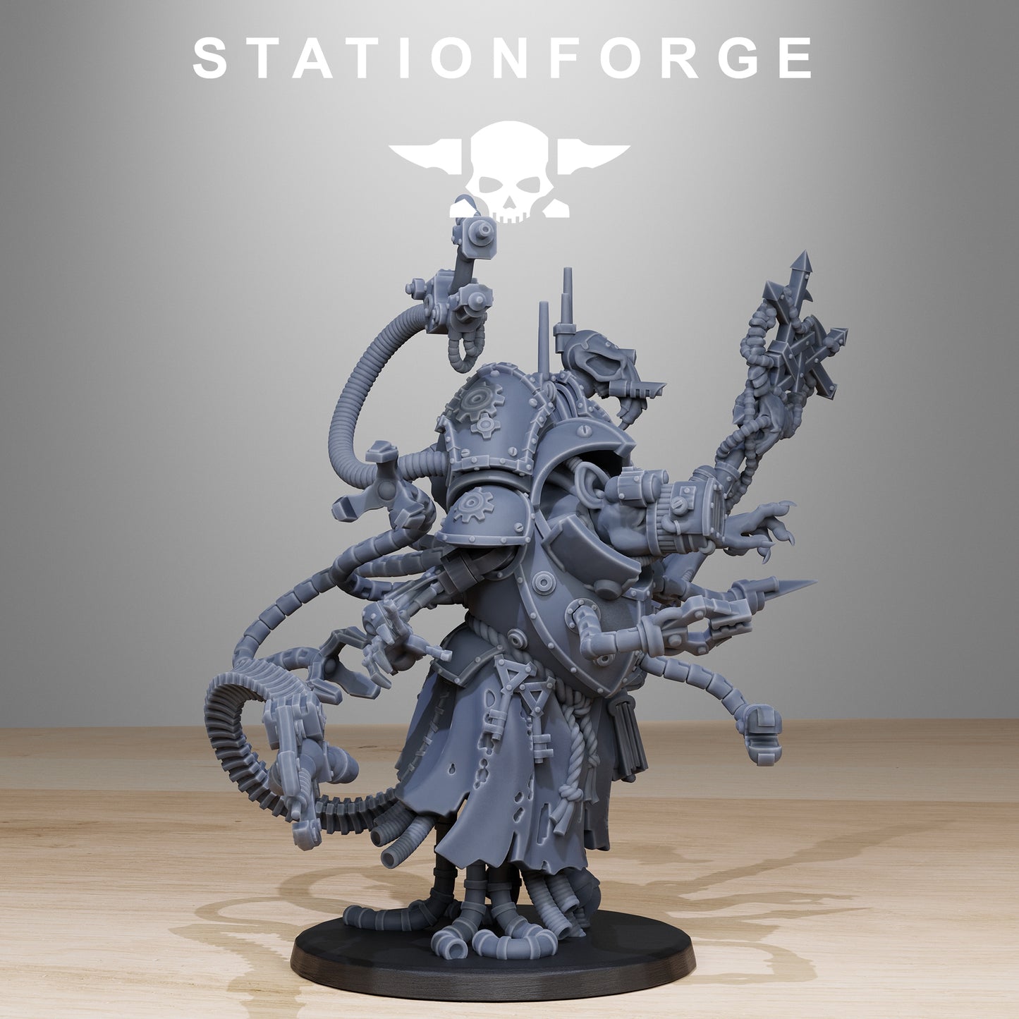 Raticus Priest | Stationforge | Tabletop Wargaming Miniature Grim Dark Sci-Fi Proxy