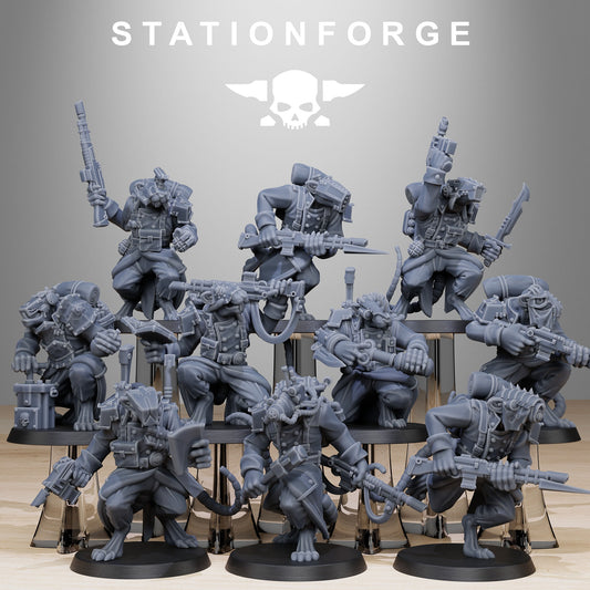 GrimGuard Raticus | Stationforge | Tabletop Wargaming Miniature Grim Dark Sci-Fi Proxy