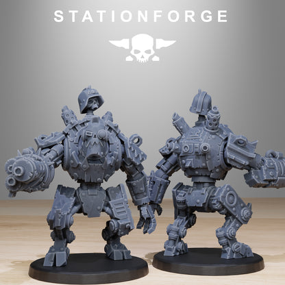 Orkaz Bots Infantry | Stationforge | Tabletop Wargaming Miniature Grim Dark Sci-Fi Proxy