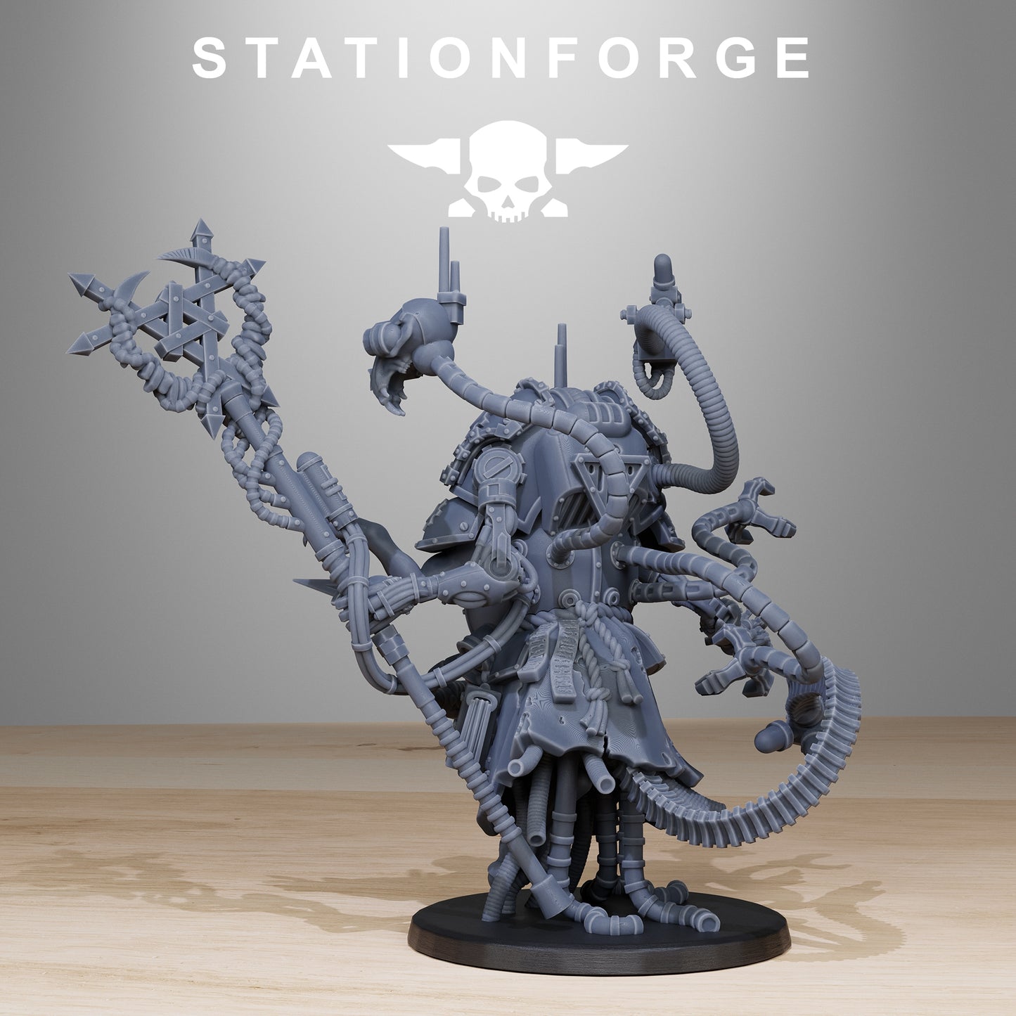 Raticus Priest | Stationforge | Tabletop Wargaming Miniature Grim Dark Sci-Fi Proxy