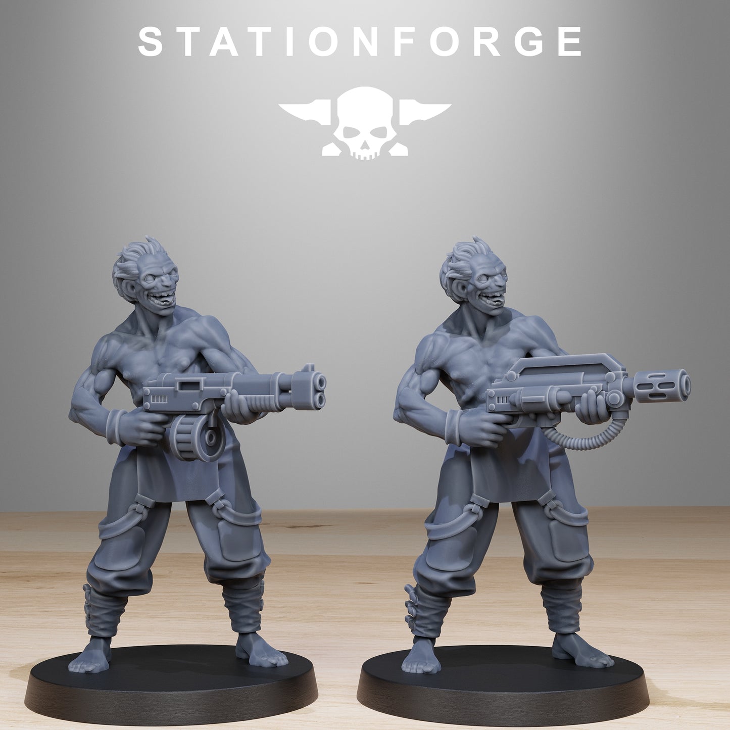 Corrupted Guard Wretched | Stationforge | Tabletop Wargaming Miniature Grim Dark Sci-Fi Proxy