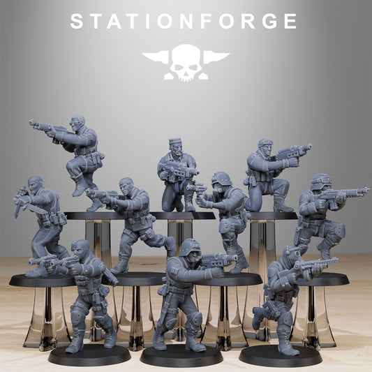 GrimGuard Counter Terrorists | Stationforge | Tabletop Wargaming Miniature Grim Dark Sci-Fi Proxy