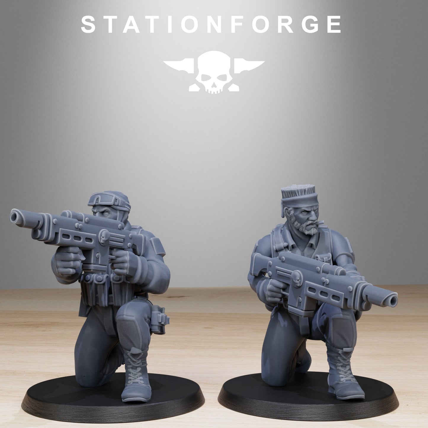 GrimGuard Counter Terrorists | Stationforge | Tabletop Wargaming Miniature Grim Dark Sci-Fi Proxy