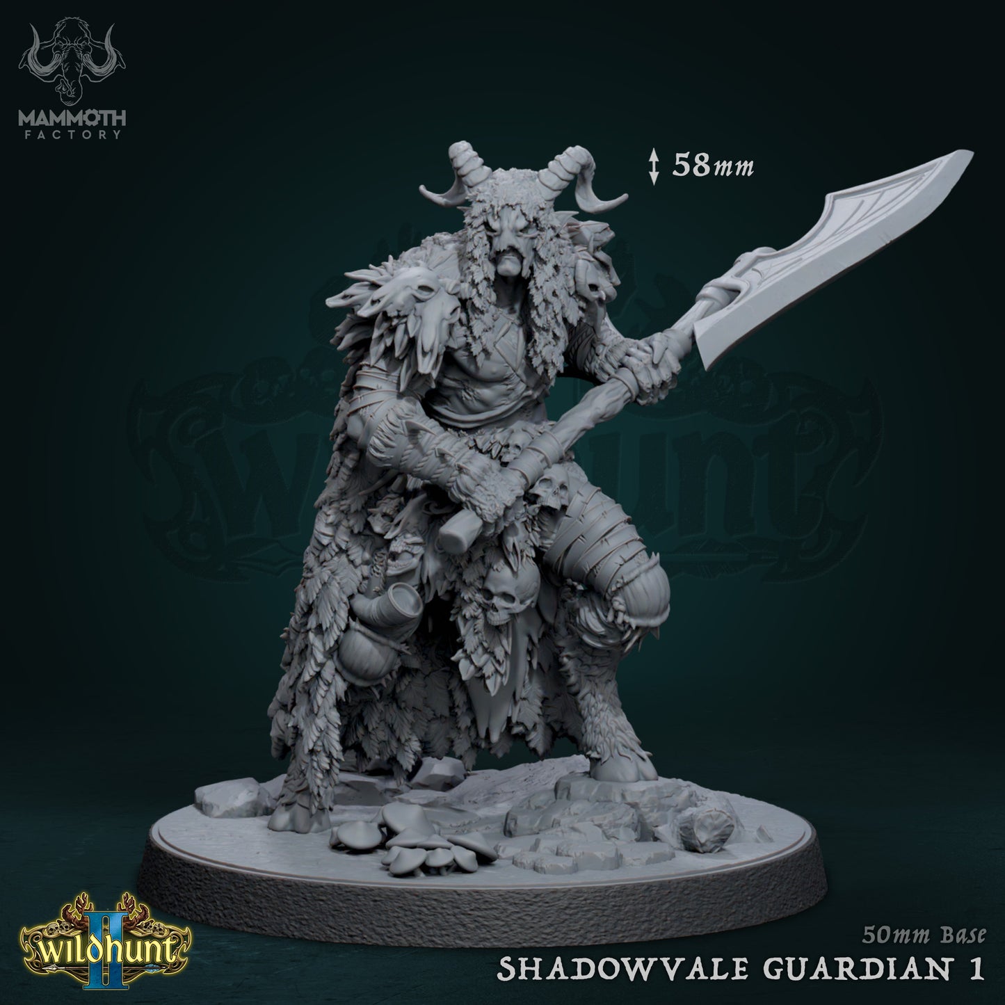 Shadowvale Guardians Warband | Wild Hunt II | by Mammoth Factory | Dungeons and Dragons | Tabletop Games | Wargaming | Resin Miniature