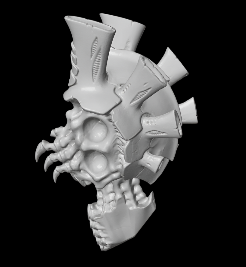Hive Tyrant 3D Printed Torso Upgrade Compatible with Tyranids - Build 2 Models with 1 Kit!