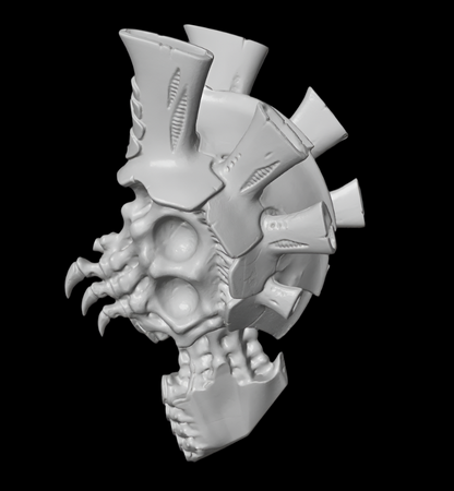 Hive Tyrant 3D Printed Torso Upgrade Compatible with Tyranids - Build 2 Models with 1 Kit!
