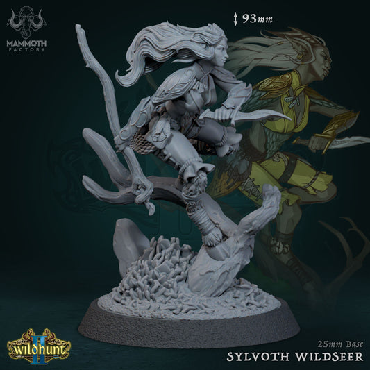 Sylvoth Wildseer | Wild Hunt II | by Mammoth Factory | Dungeons and Dragons | Tabletop Games | Wargaming | Resin Miniature