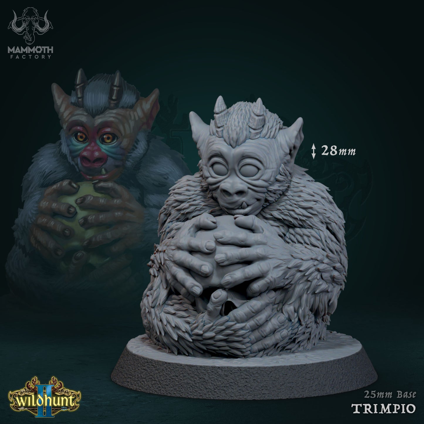 Trimpoi | Wild Hunt II | by Mammoth Factory | Dungeons and Dragons | Tabletop Games | Wargaming | Resin Miniature